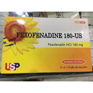 Fexofenadine 180mg giá bao nhiêu